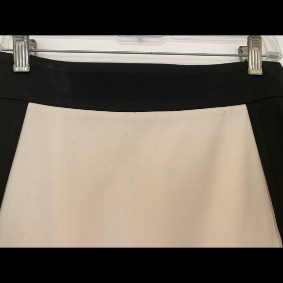 ZARA black and ivory pencil skirt - Picture 6 of 8